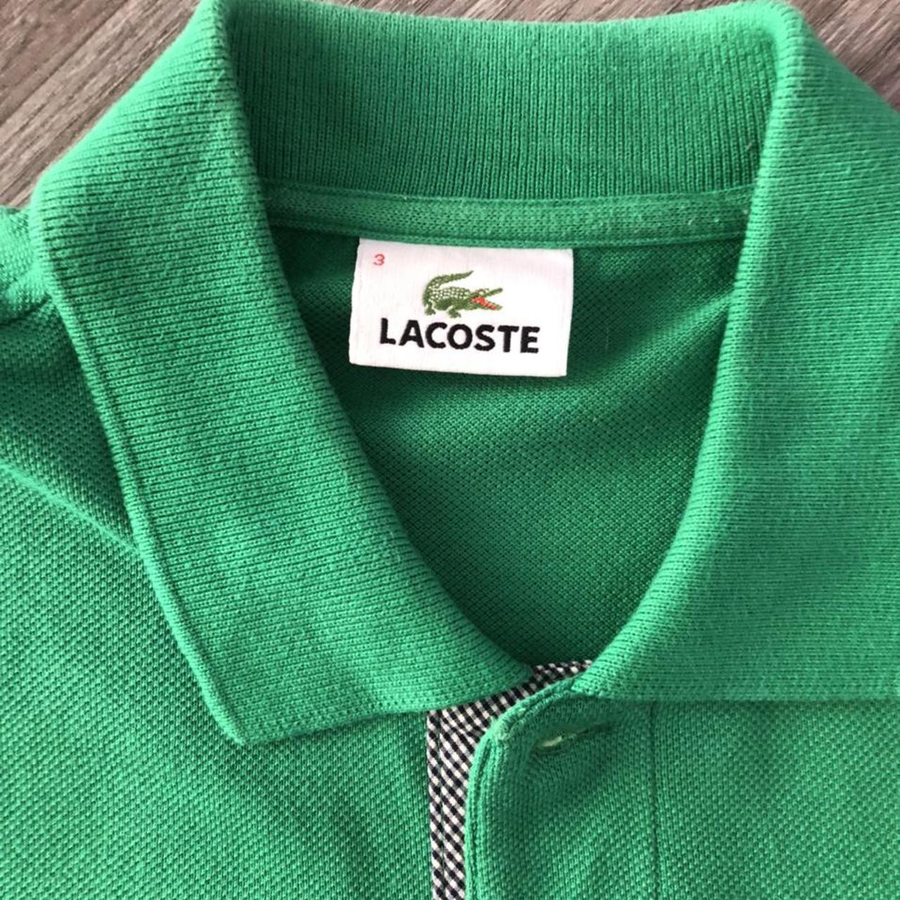 Green Lacoste Golf Polo Size: 3 (Small) Good... - Depop