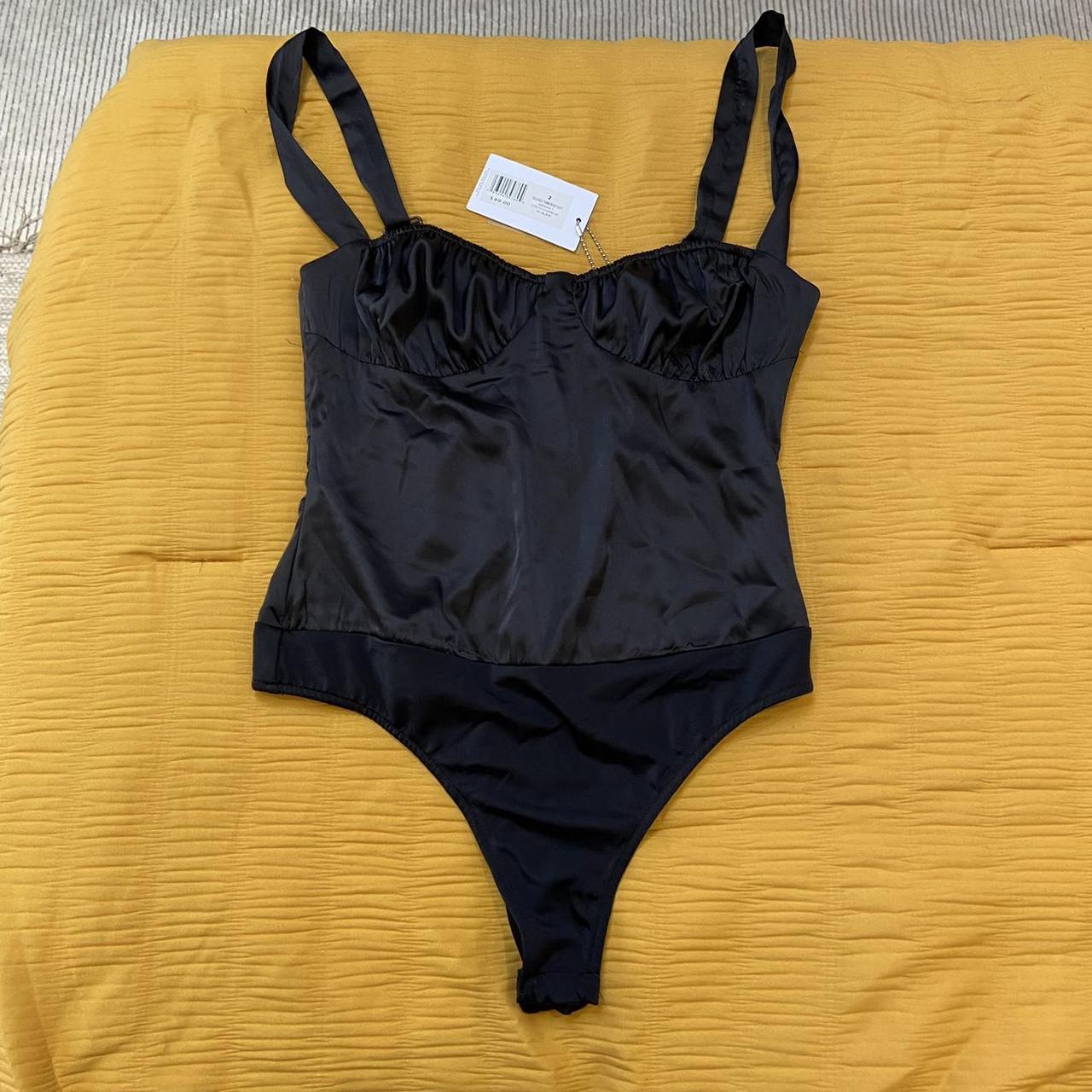 A. Saks Women's Black Bodysuit