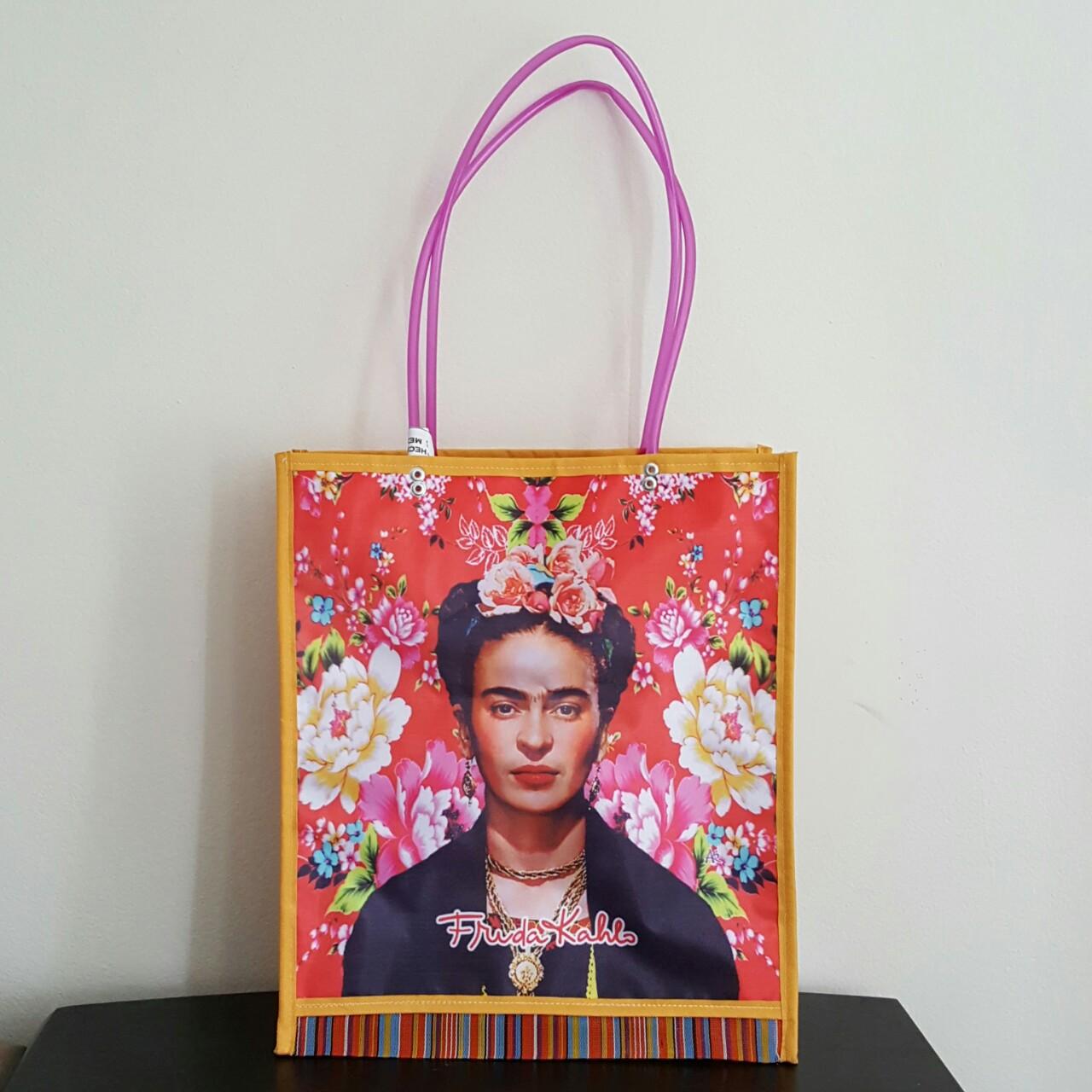 Authentic made in Mexico "Mercado" bag with Frida... Depop