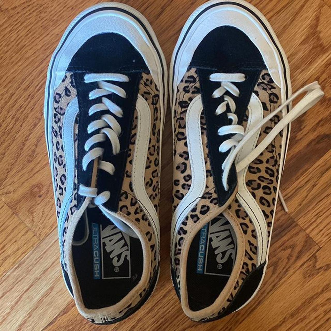 vans ultracush leopard