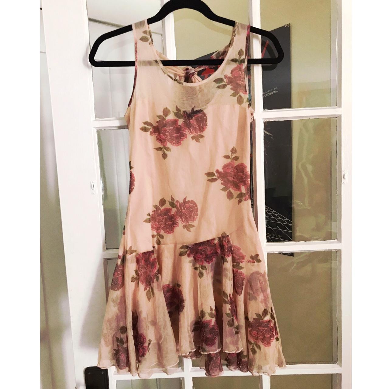 Diesel pink floral print dress 🌺 Size S - Depop