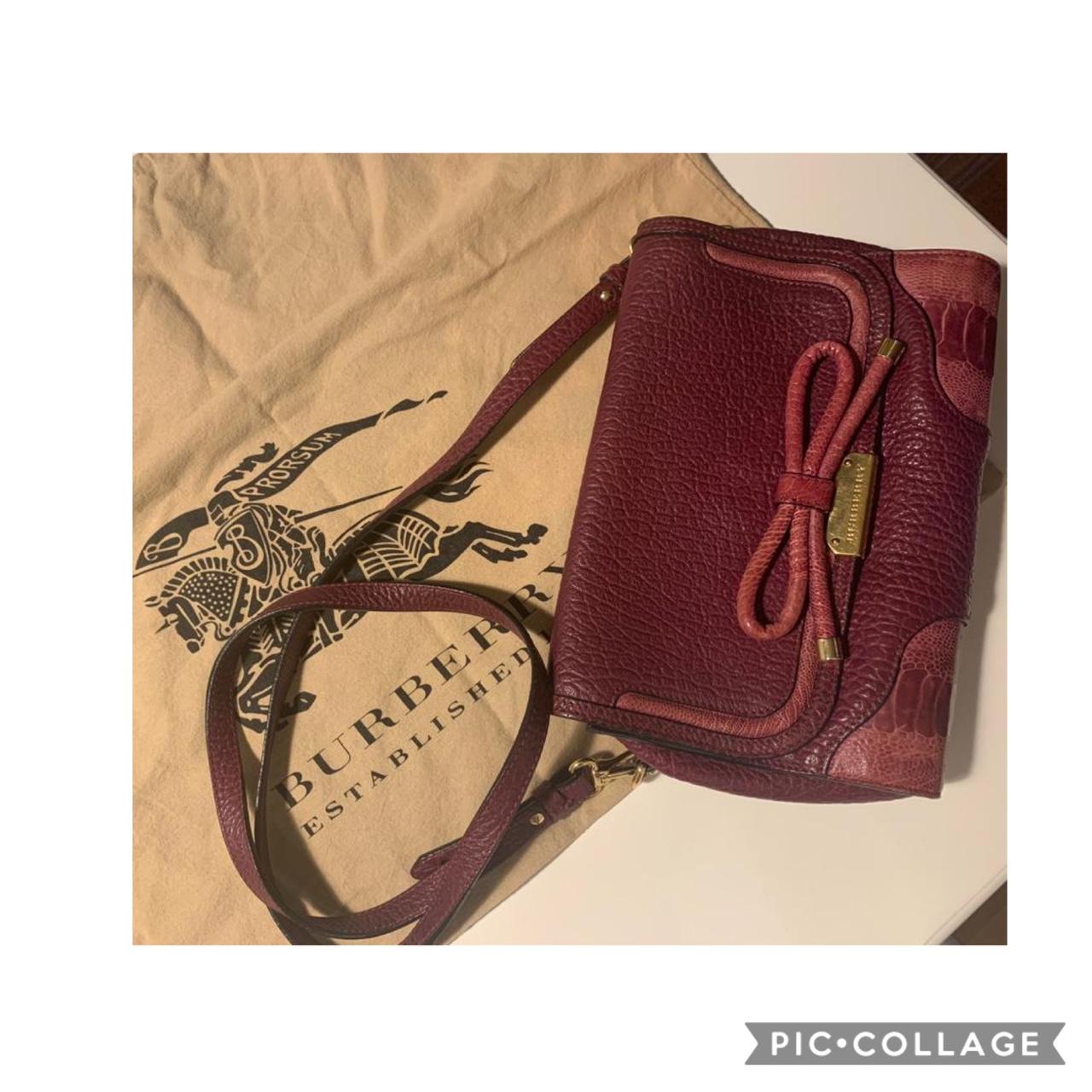 BURBERRY Shoulder Bag Size: Medium Aprx: L13” x H6” - Depop