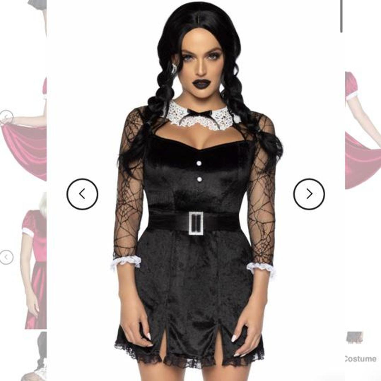 Wednesday Addams costume #halloween #wednesdayaddams #costume  Wednesday  costume, Wednesday addams halloween costume, Wednesday addams costume