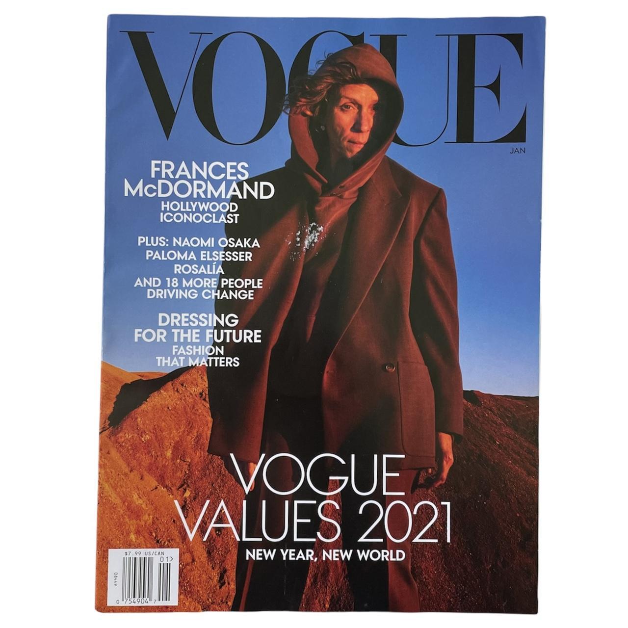 VOGUE MAGAZINE JANUARY 2021 NAOMI OSAKA