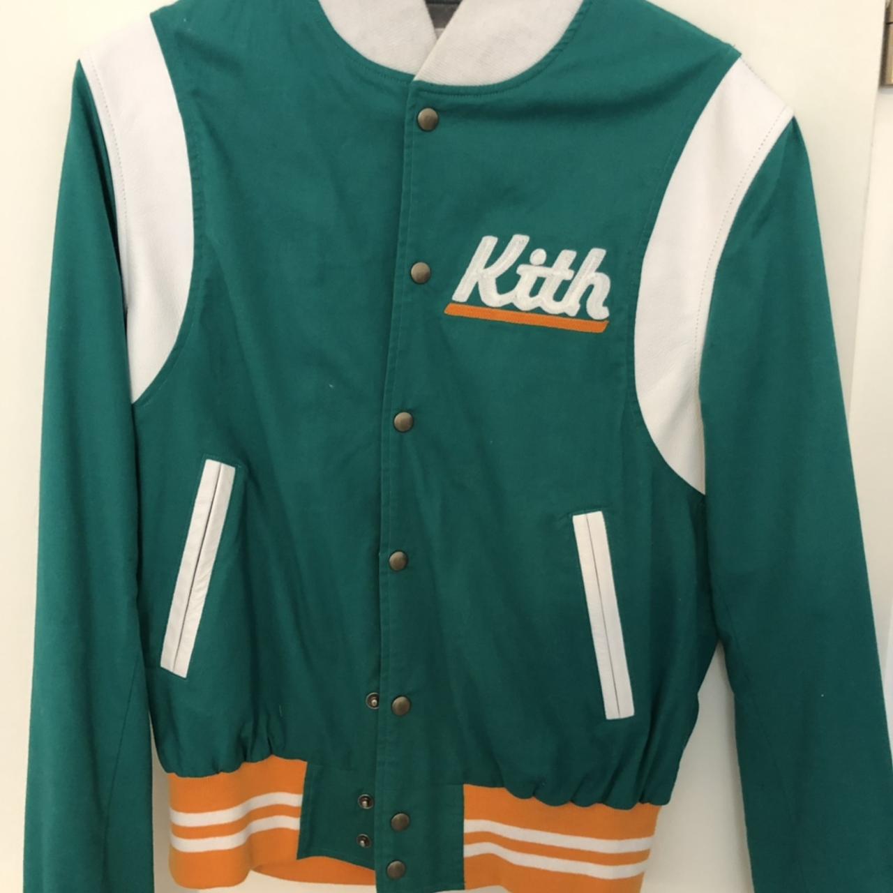 Vintage Miami Dolphins Jacket 80s Locker Line - Depop