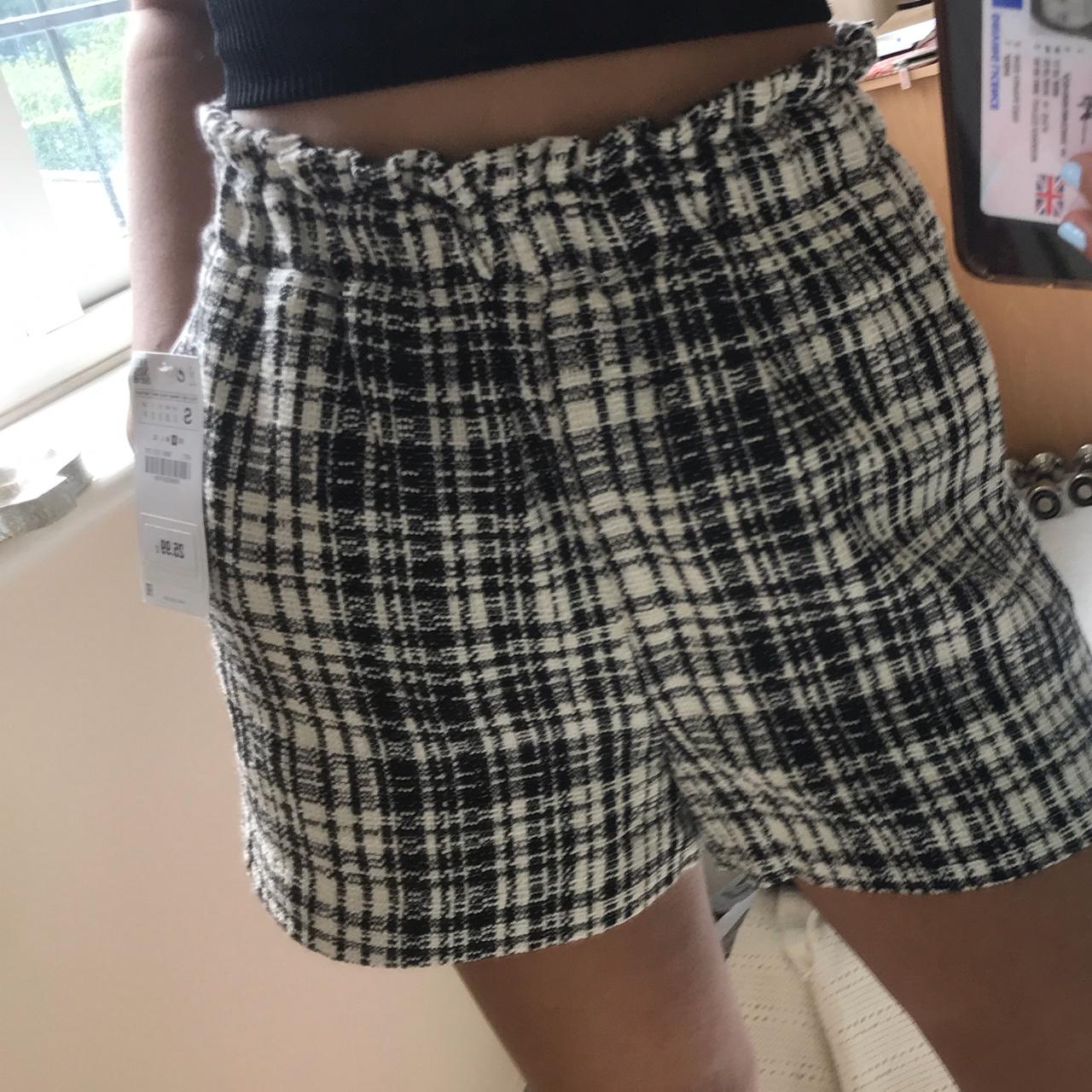 Tweed shorts hot sale zara