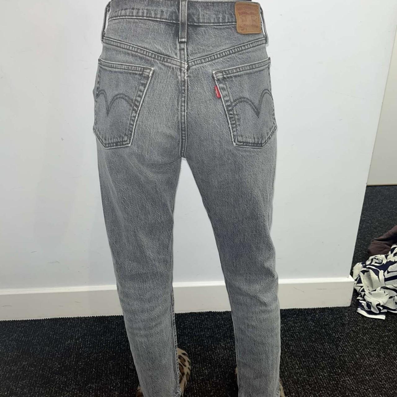 levis grey mom jeans