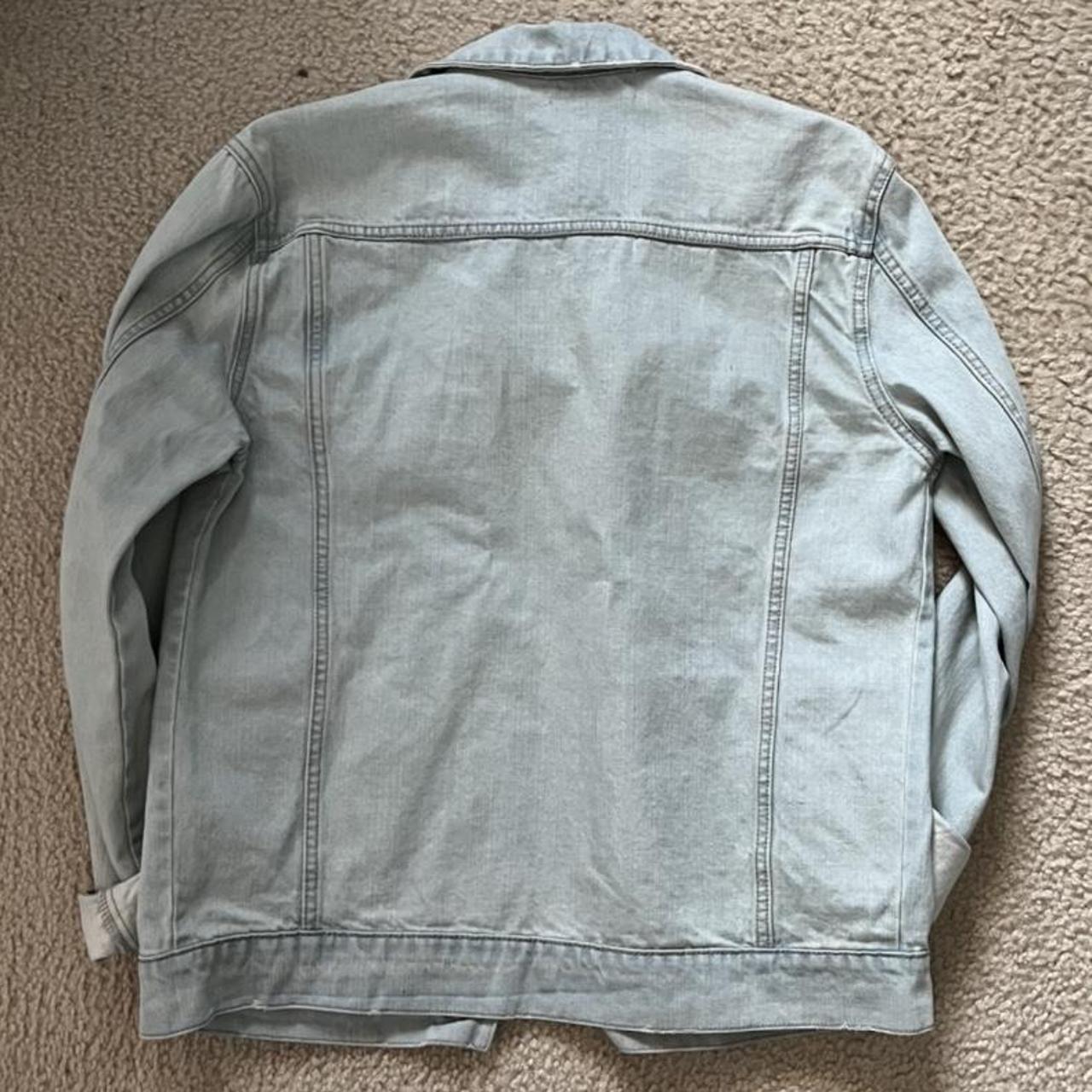 Light Wash Denim Jacket Size: Medium Nvr Worn - Depop