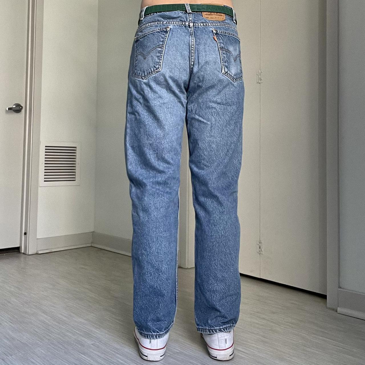 505 orange tab levis