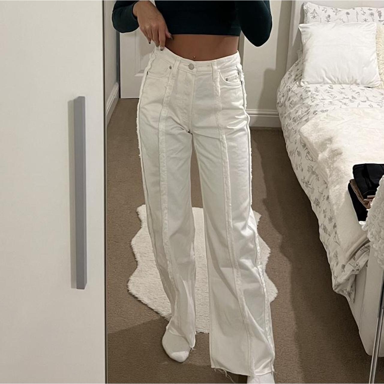 Straight Leg White Jeans Weekday CORE Straight Leg Jeans White - Main Image