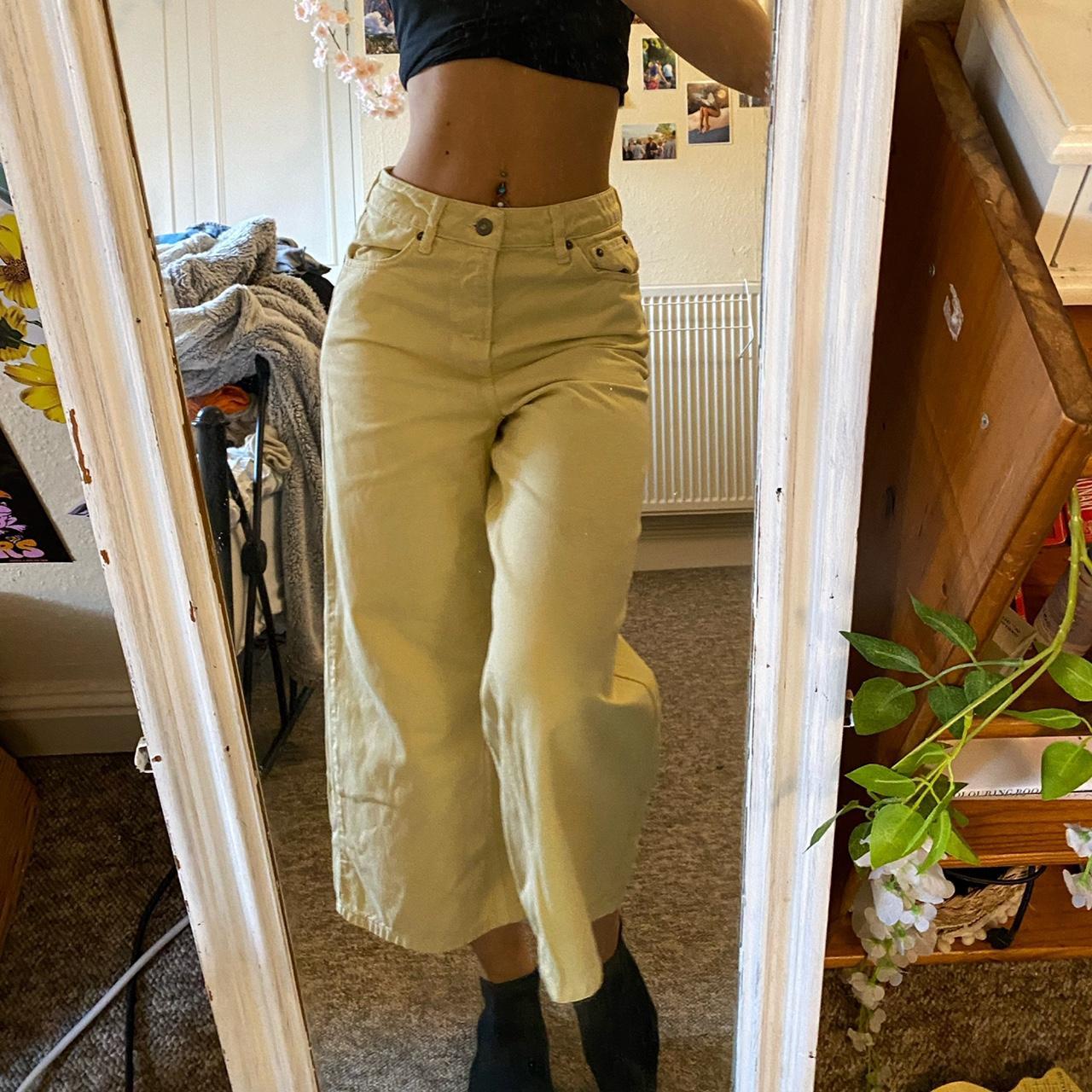 Pastel clearance yellow jeans