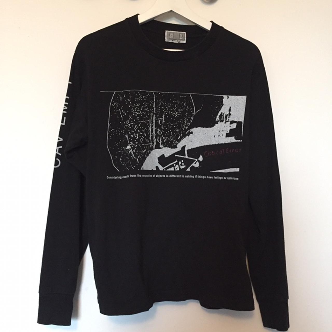 Cav empt x ssense black long sleeve Top Peng