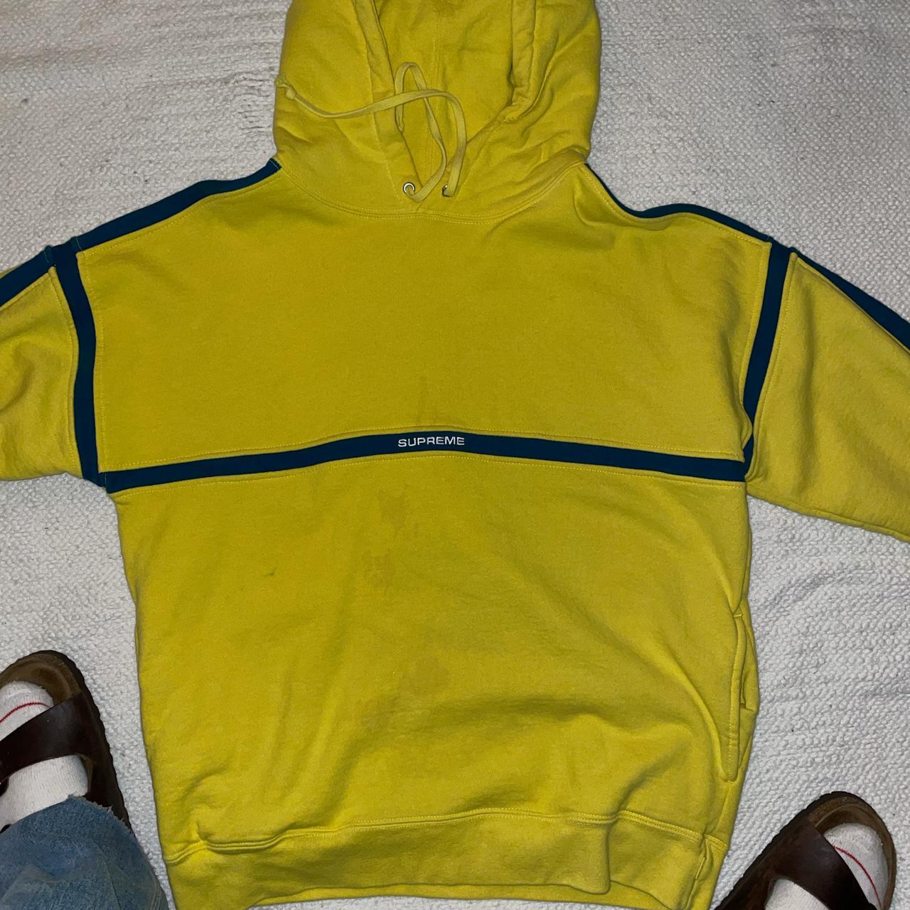 Supreme warm-up hooded sweatshirt Lemon Size outlets XL