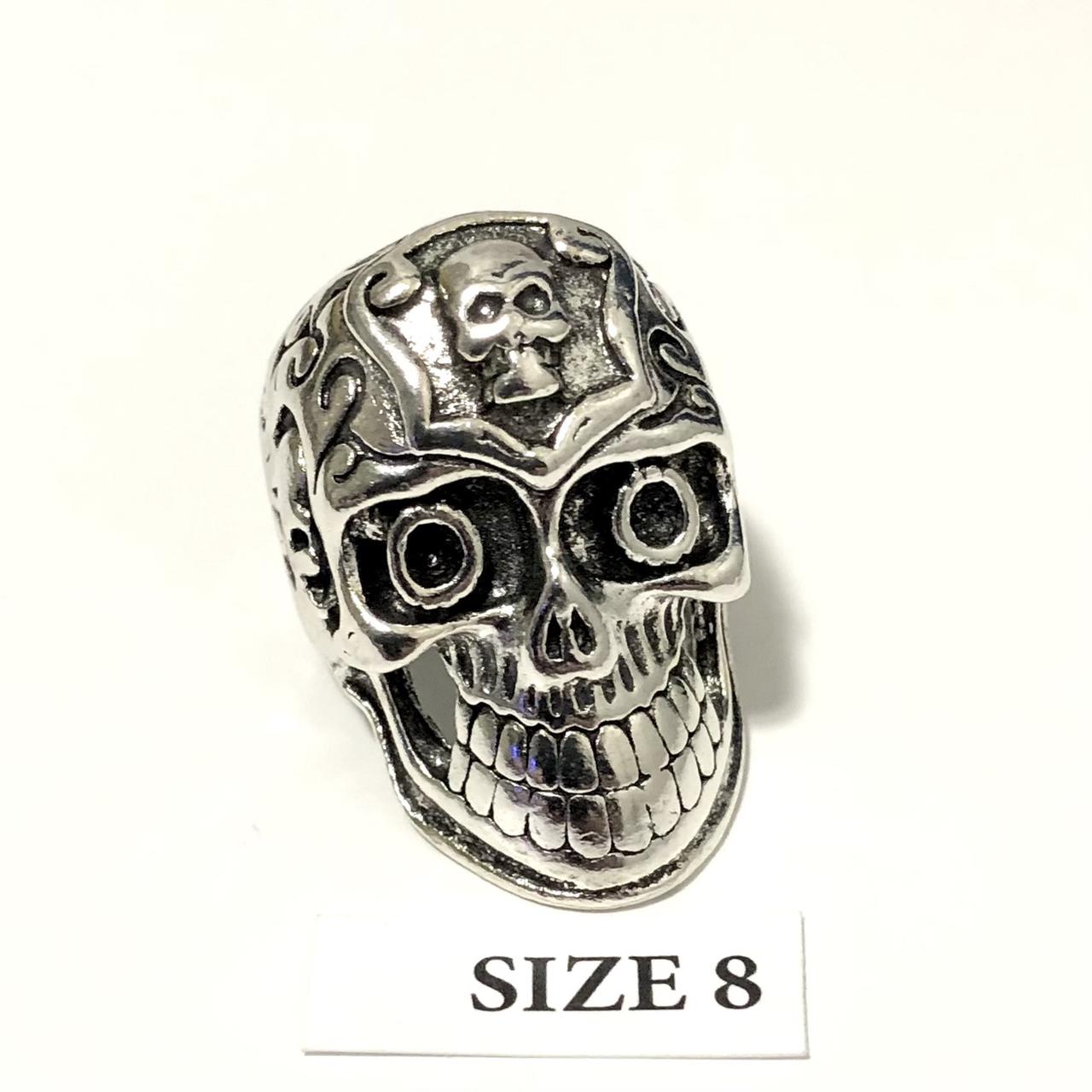 13 Lucky Monkey - Monocle Eye Peridot Skull Rings - (Silver) – DSMG E-SHOP