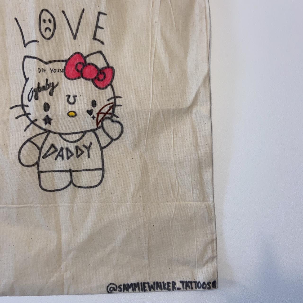 Hello Kitty X Lil Peep Original Design Tote Bag £3 Depop