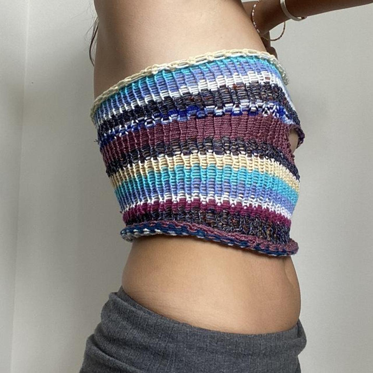 Product Image 3 - Multi coloured distressed halter neck