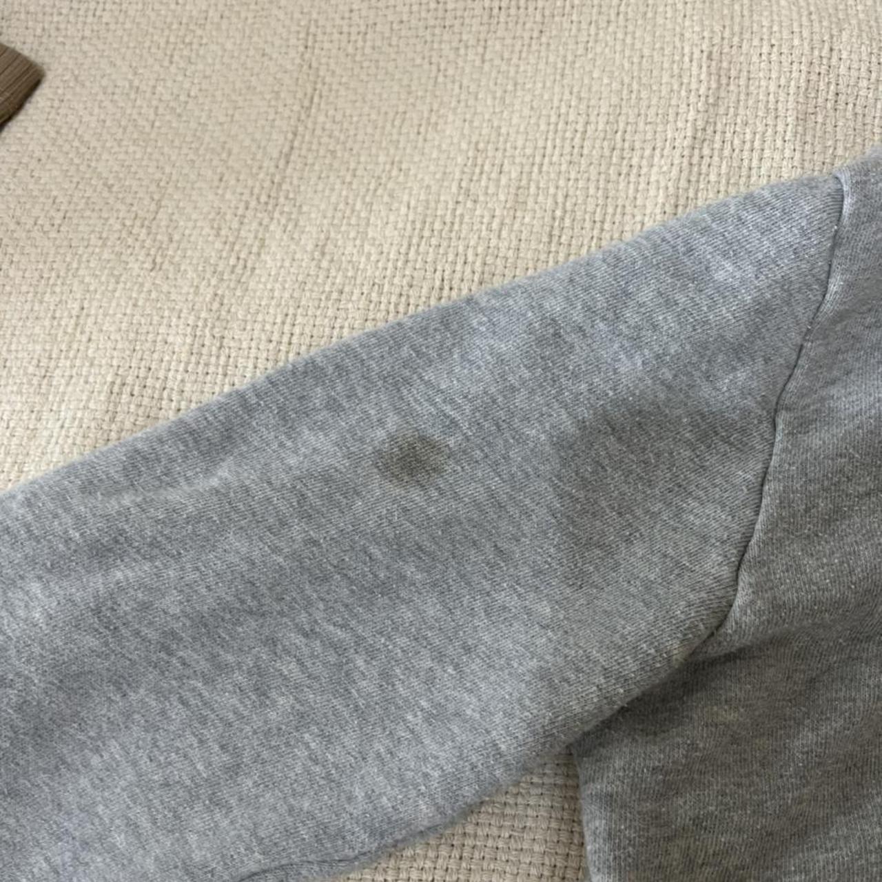 Brandy Melville grey zip up hoody Fair few marks... Depop