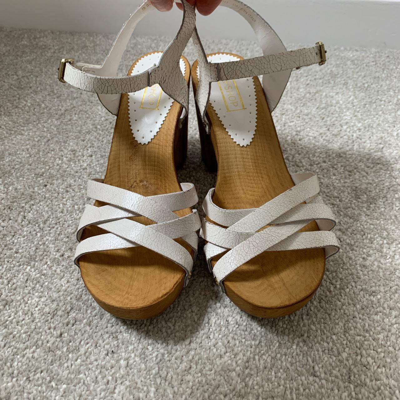 Topshop 2024 sandals white