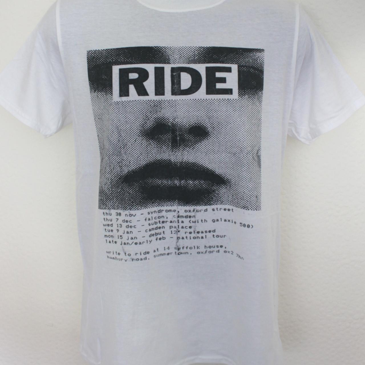 Ride 90s t-shirt.. gig poster. // All sizes in... - Depop