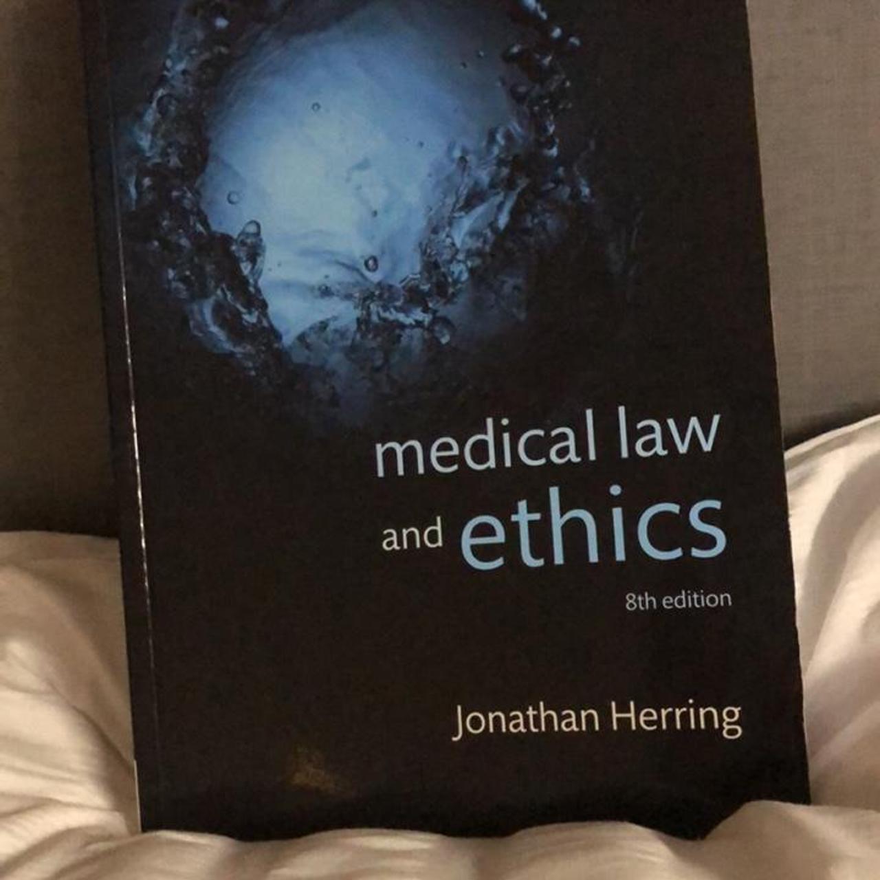 Book Medical Law And Ethics Jonathon Herring 8th... - Depop