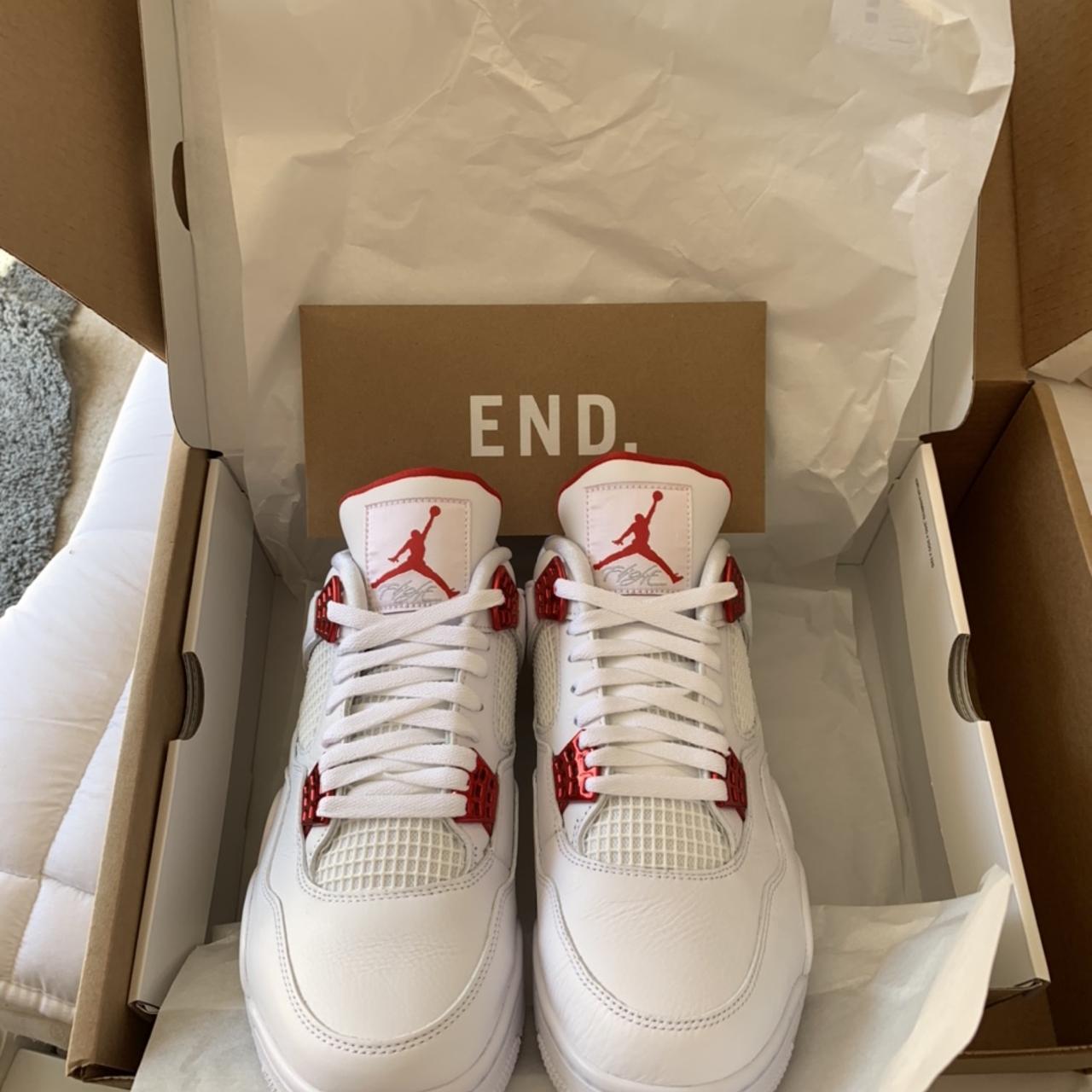 jordan 4 metallic red uk