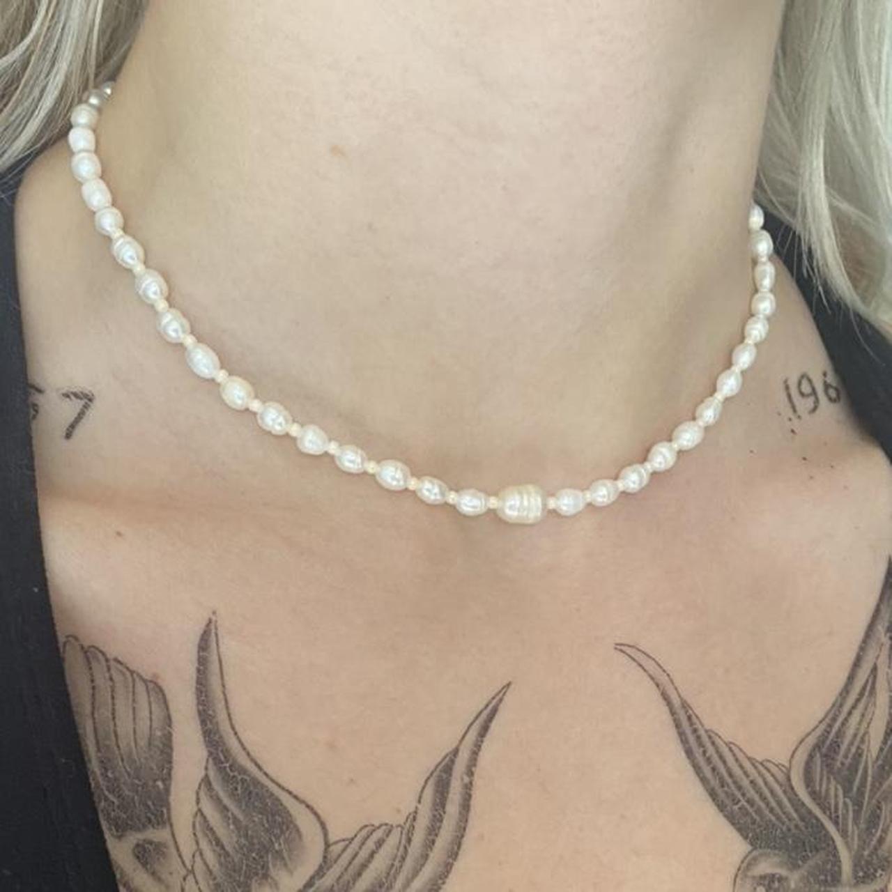 Pearl necklace with claw clasp when purchased pls... - Depop