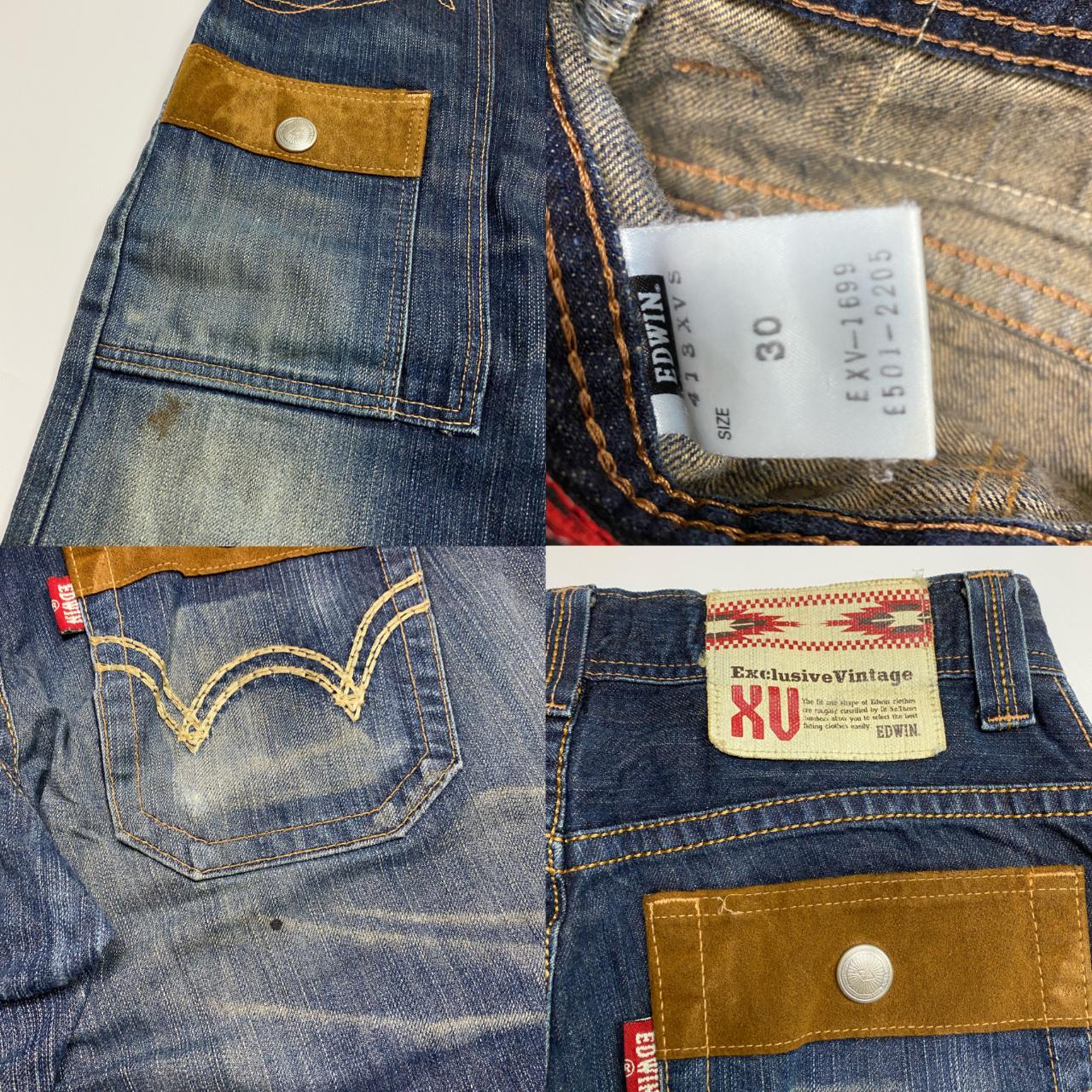 Exclusive Vintage Edwin XU Denim Jeans, Size 30,...