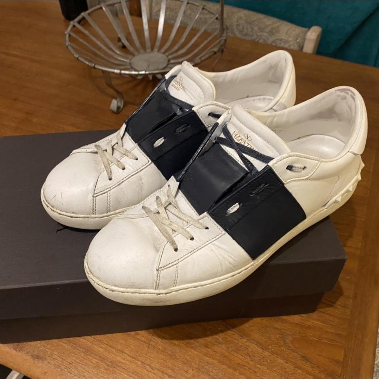 mens black valentino trainers