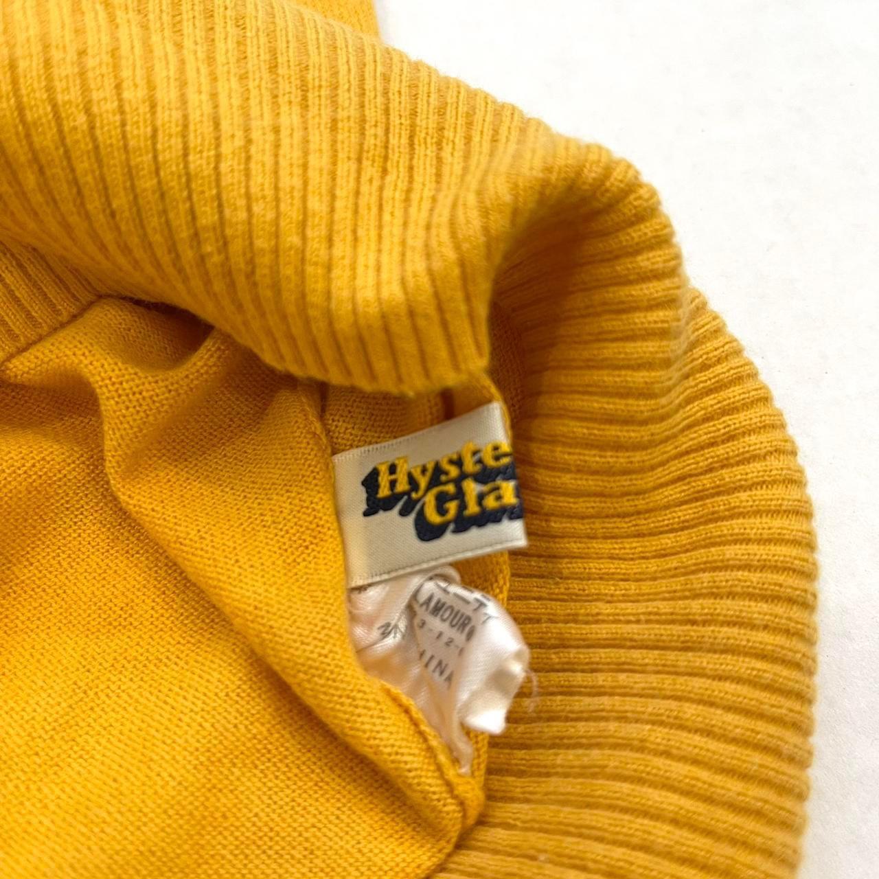 Hysteric Glamour “Double The Pleasure” yellow knit... - Depop