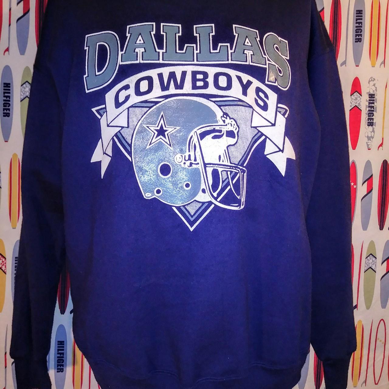 Vintage Nutmeg Dallas Cowboys hoodie in navy. From - Depop