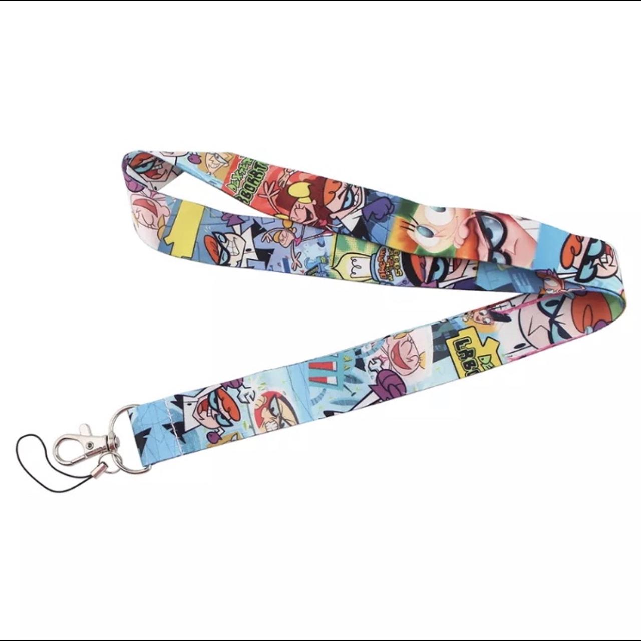 🍪 90s Dexter’s Laboratory Themed Lanyard 💗 Brand... - Depop