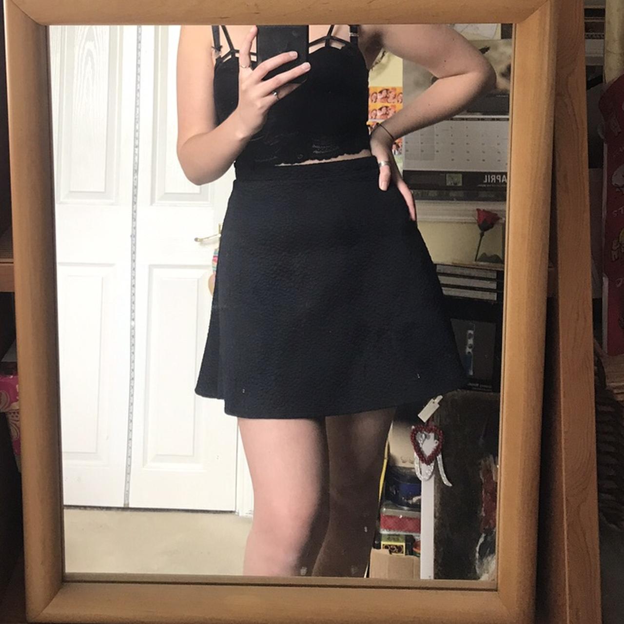 Black skater skirt clearance asda