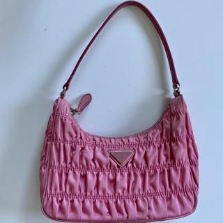 Prada Mini Bag Nylon and Saffiano Leather Pink in Nylon/Leather