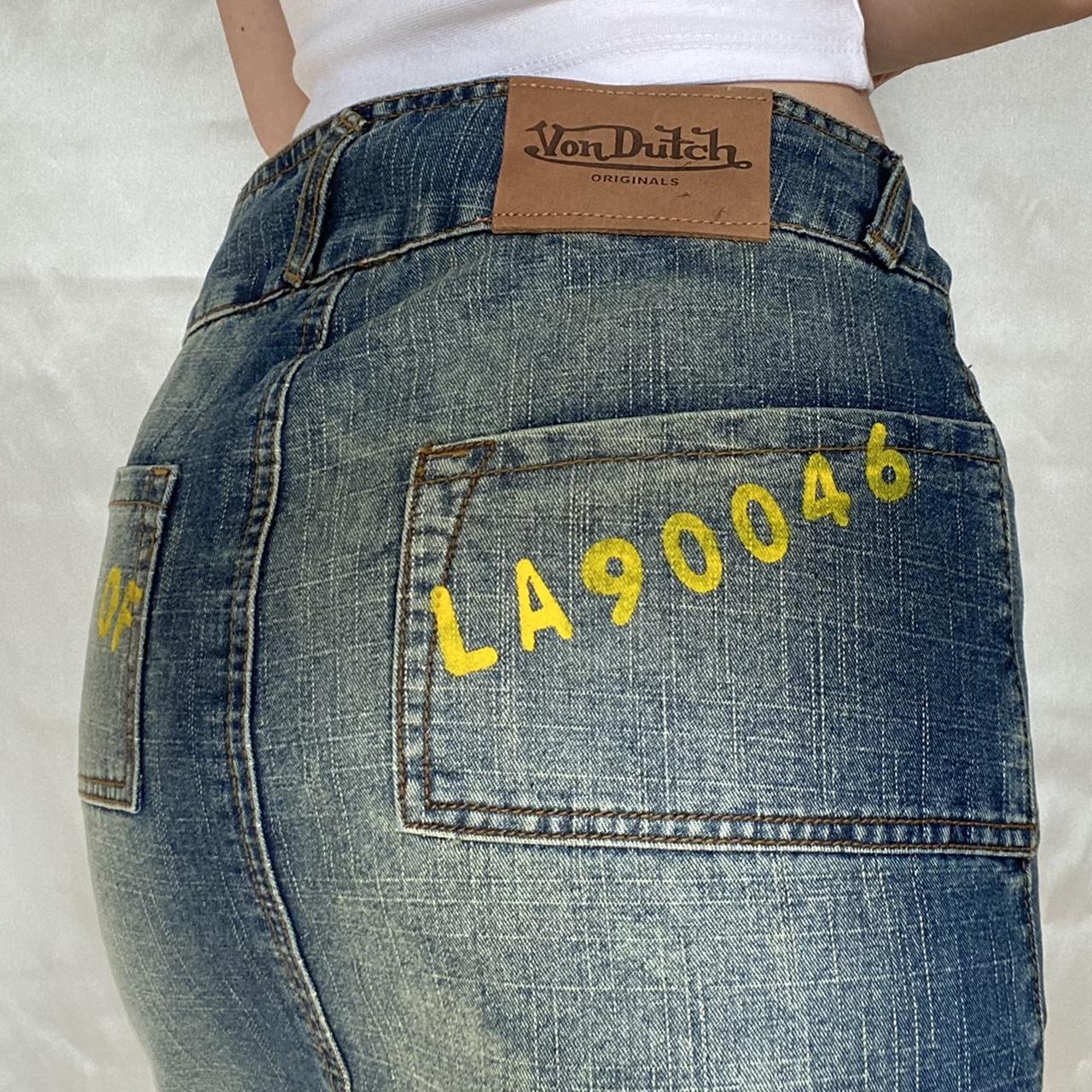 VON DUTCH vintage logo skirt ¥14000 is about $209 / - Depop