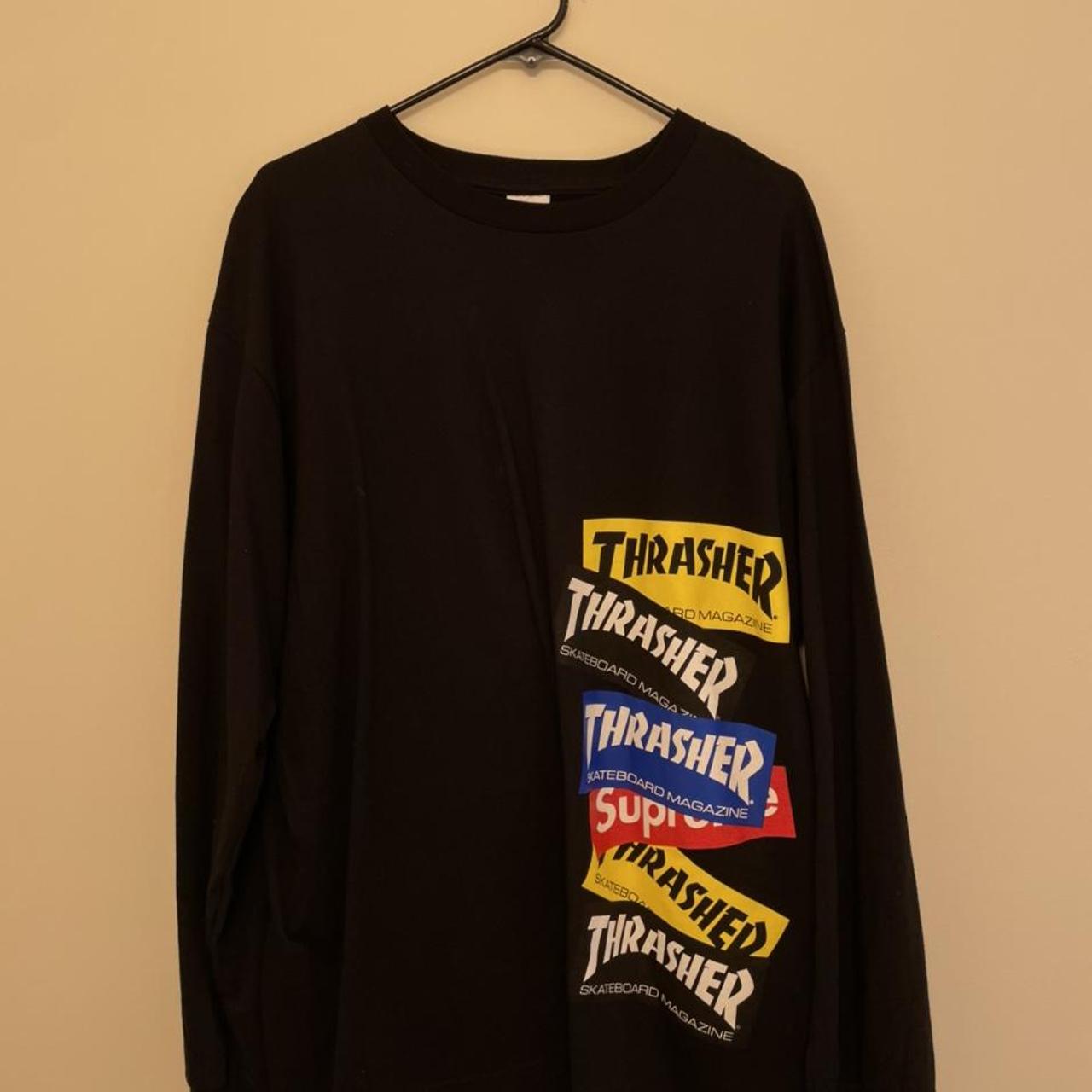 Supreme®/Thrasher® Multi-Logo L/S , #supreme...