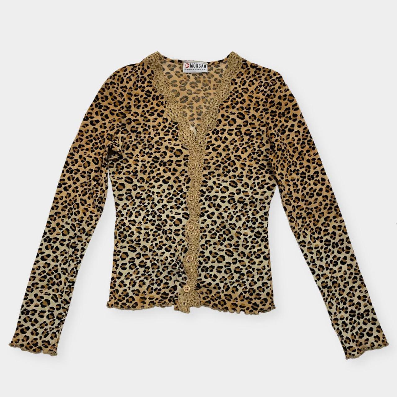 morgan de toi leopard top