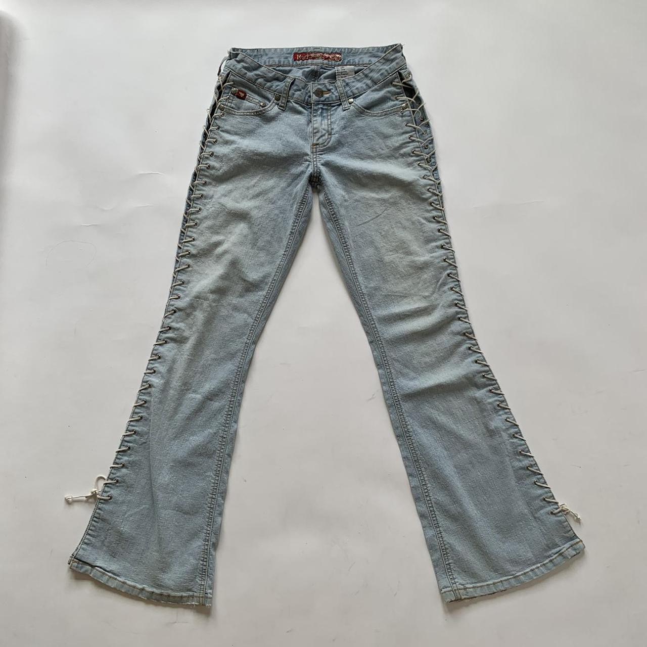 mudd lace up jeans