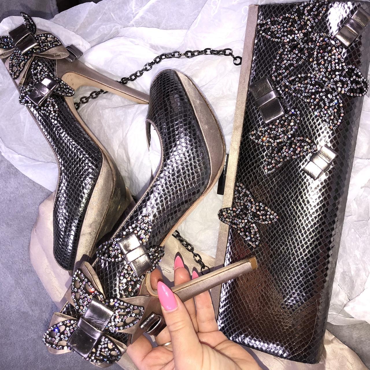 Matching Shoes & Clutch Bag ! Diamonti 🦋 butterfly... Depop