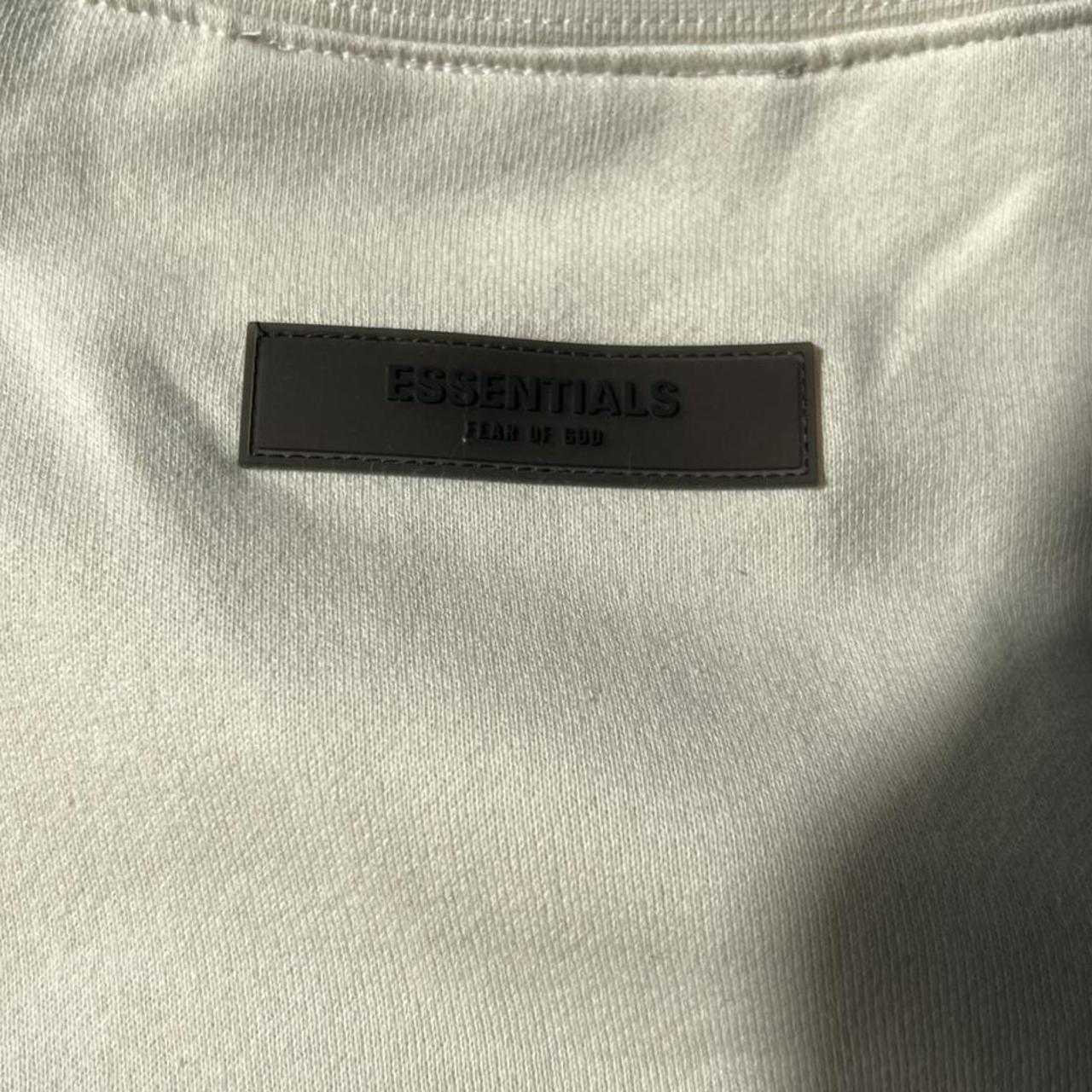 Brand new essentials fear of god jumper eggshell... - Depop