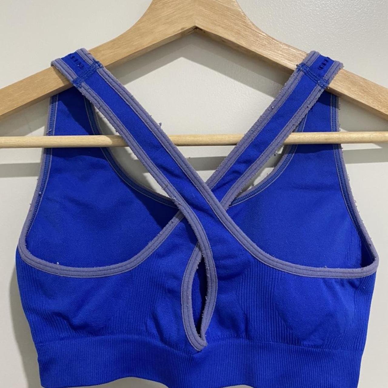 Lorna Jane sports bra • blue • size XS • material... - Depop