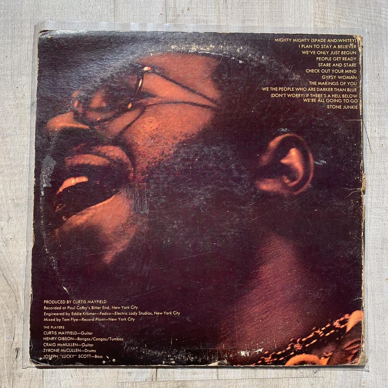 CURTIS MAYFIELD — CURTIS/LIVE! Vinyl Record 2xLP,... - Depop