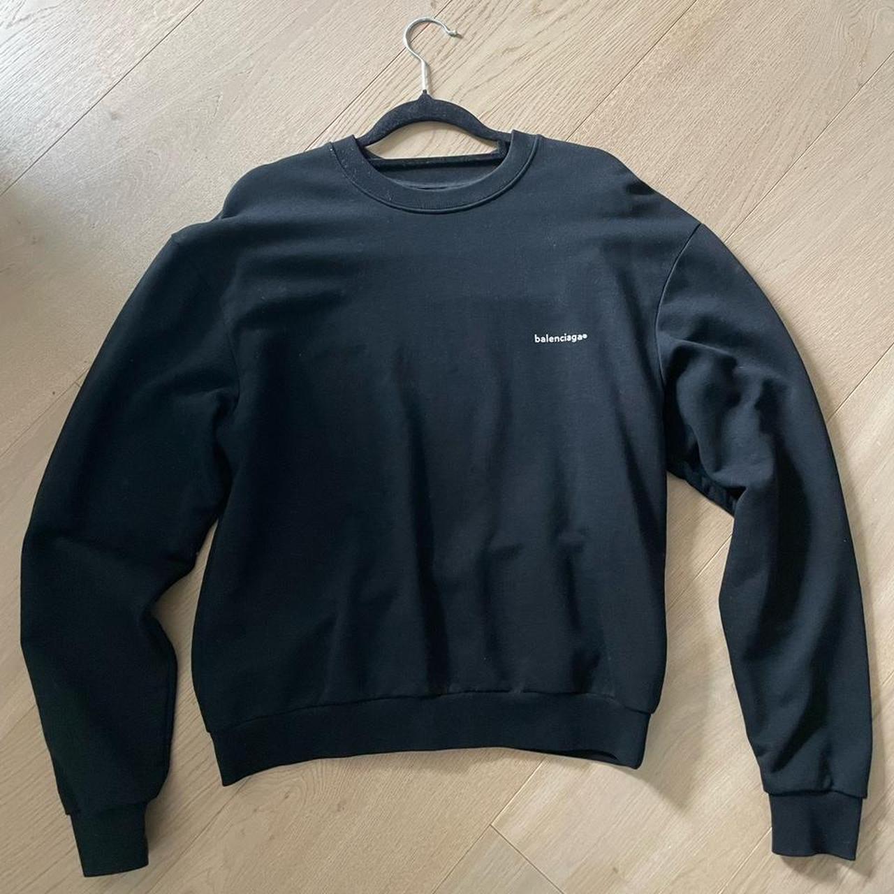 balenciaga black jumper