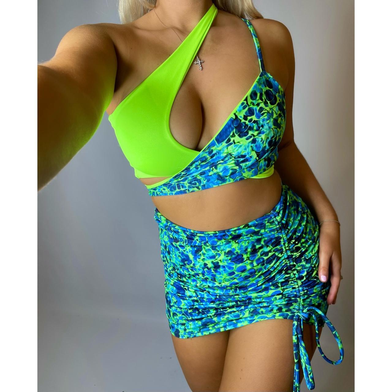 Cross-Wrap Top 💚 Unique Cross-Wrap top! Essential... - Depop