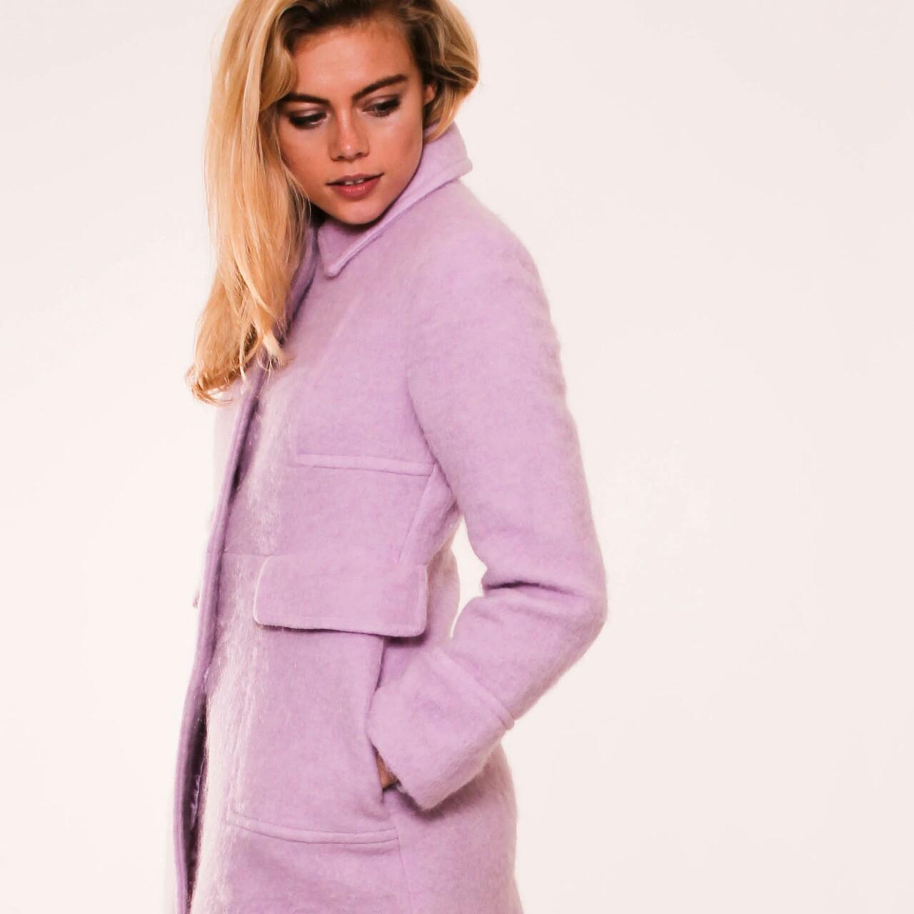 Topshop clearance lilac coat