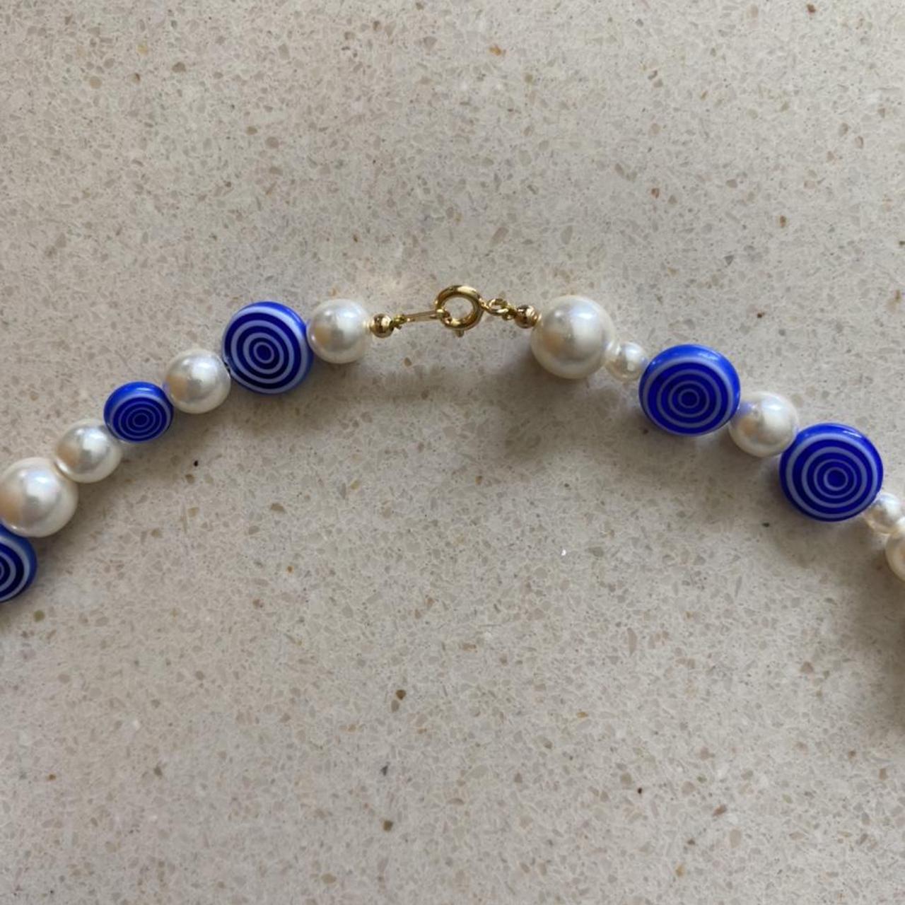 Women's White and Blue Jewellery (3)