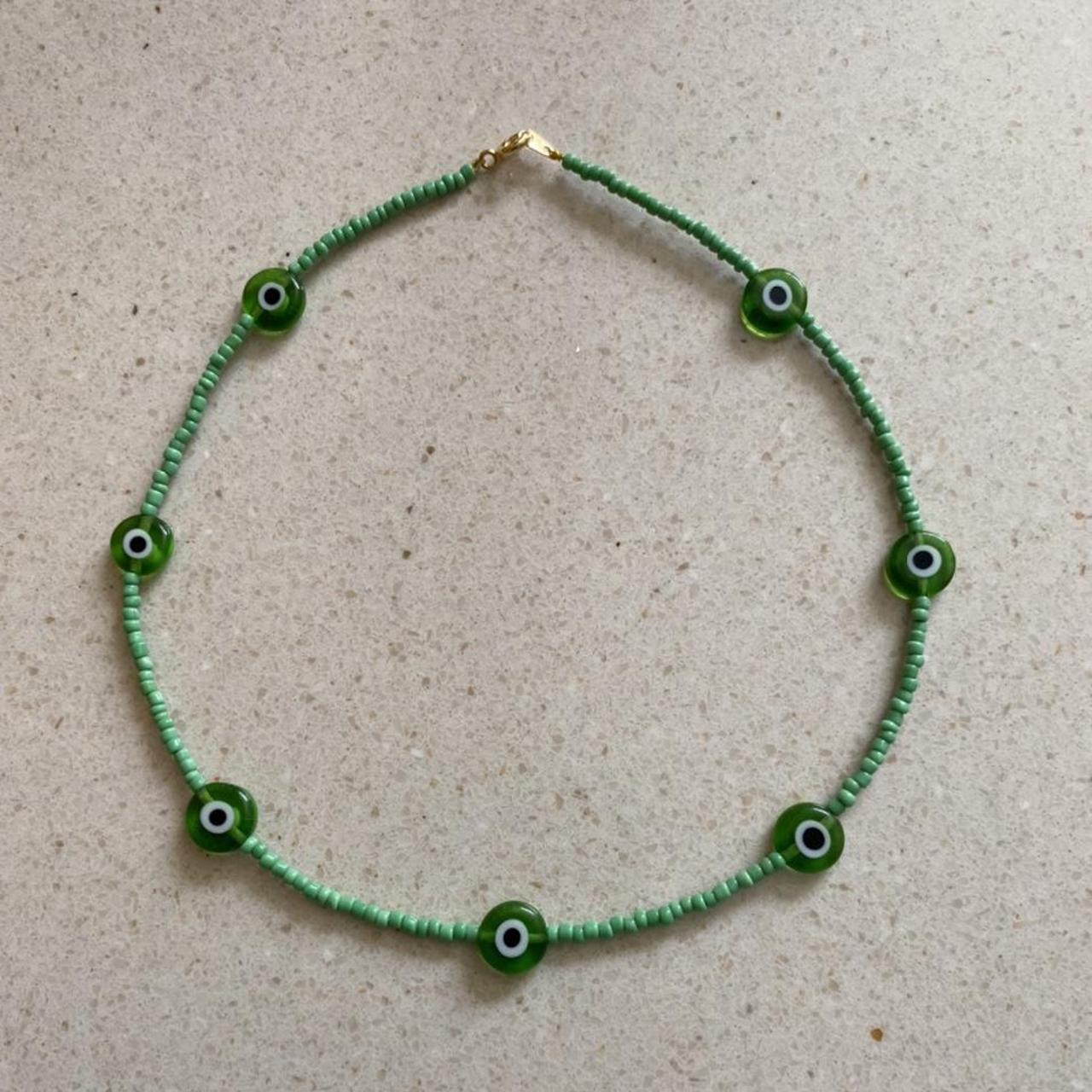 Women's Green and Gold Jewellery
