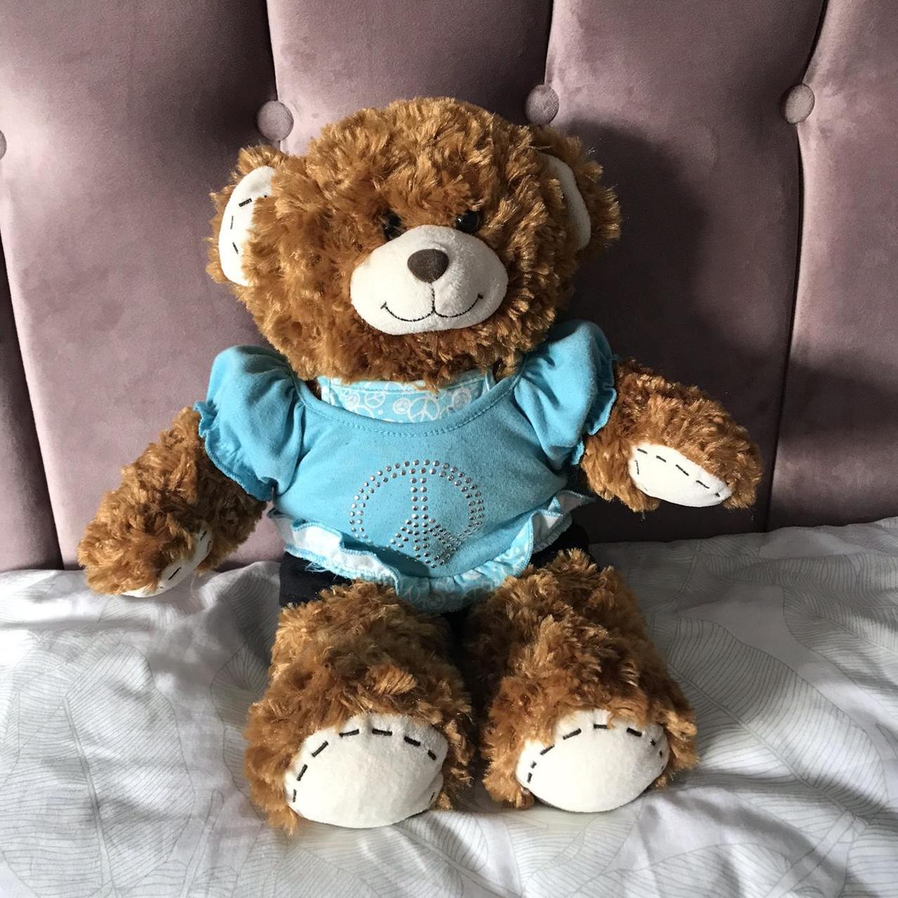 Brown Build a Bear with outfit and accessories... - Depop