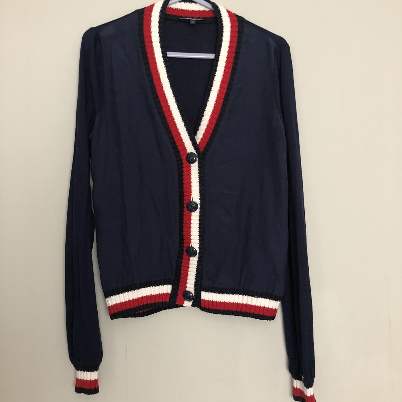 Tommy hilfiger hot sale navy cardigan