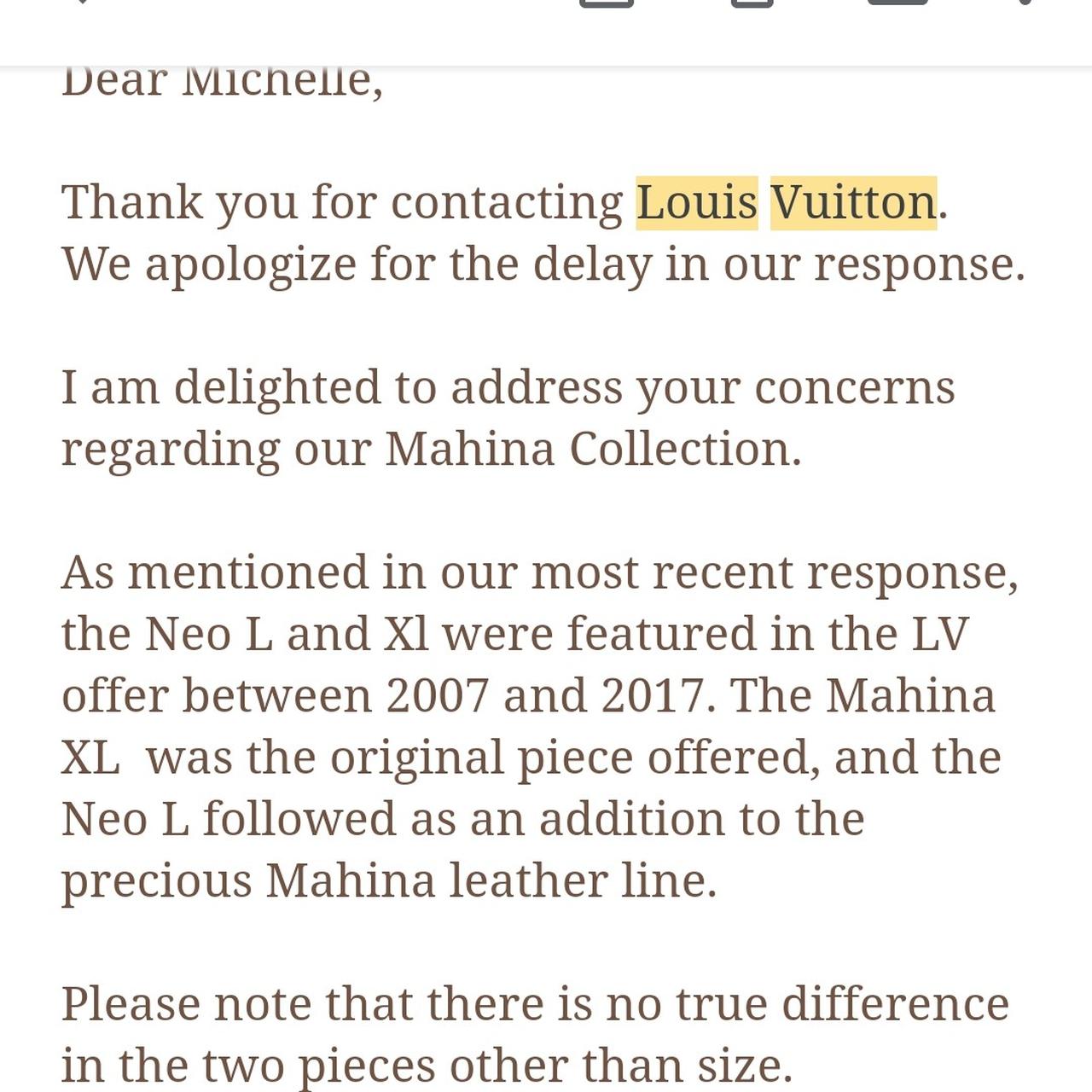 Louis Vuitton Mahina XL NEO L Minimal use. Purse has - Depop