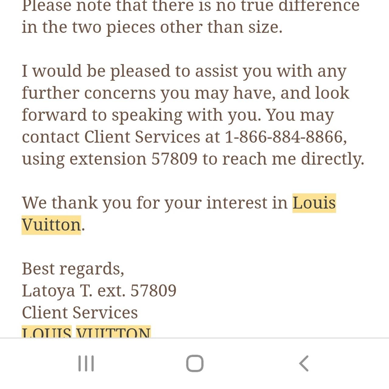 louis vuitton order email